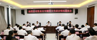 【不忘初心 牢記使命】金控公司黨總支“不忘初心 牢記使命”專(zhuān)題民主生活會(huì)情況通報(bào)會(huì)召開(kāi)