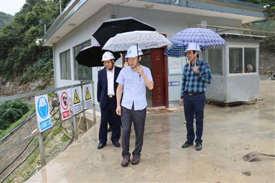 玉梟彤到隆錦公司開展安全生產檢查