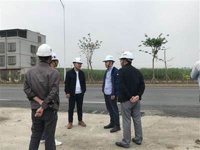 玉梟彤到武宣工業(yè)園區(qū)一期工程調(diào)研指導(dǎo)