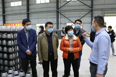 趙波到崇左金品公司調(diào)研協(xié)調(diào)項(xiàng)目復(fù)工復(fù)產(chǎn)工作