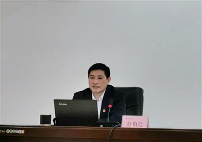金控公司黨總支開展疫情防控專題微黨課