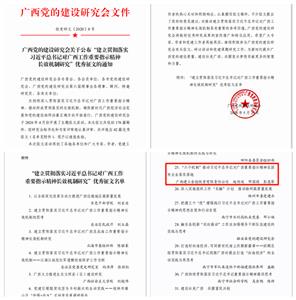喜訊！公司黨建工作論文獲評廣西黨的建設研究會優(yōu)秀征文