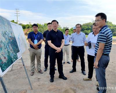 容縣縣委書記甘文波到建旅公司調(diào)研指導(dǎo)