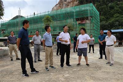 羅成到平果隆錦公司開展礦產(chǎn)資源排查整治調(diào)研