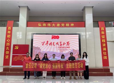 公司團支部組織開展“請黨放心，強國有我”主題團日活動
