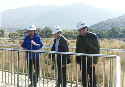玉梟彤到科凈源公司靈山、浦北PPP項(xiàng)目開展質(zhì)量安全檢查