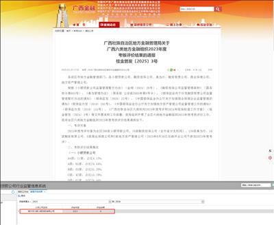 大都小貸公司獲評(píng)A級(jí)監(jiān)管評(píng)級(jí)小額貸款公司
